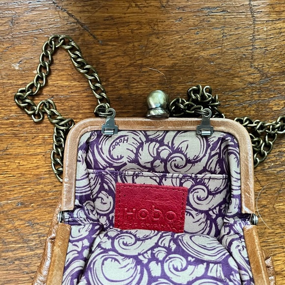 HOBO Vintage Brown Leather Chain Bag - Picture 4 of 4